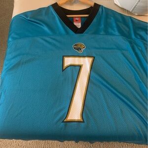 Jacksonville Jaguars old school Byron Leftwich Quarterback Jersey